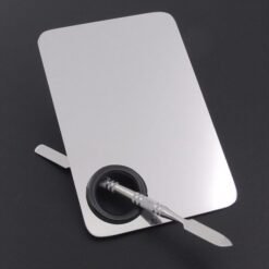 Small Size Five Shapes Stainless Steel Nail Art Makeup Color Palette-8