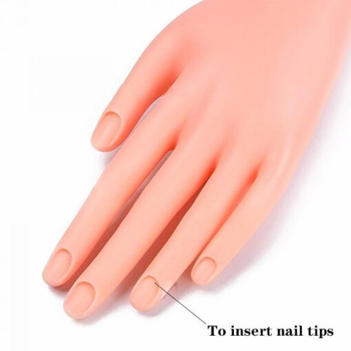 Soft Fake Practice Hand With Flexible Arm And Desk Clamp-6