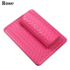Stylish Fashion Nail Art Sponge Hand Rest Cushion And Soft PU Leather Mat Pad Set-12