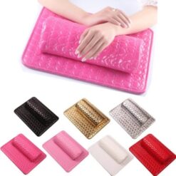 Stylish Fashion Nail Art Sponge Hand Rest Cushion And Soft PU Leather Mat Pad Set