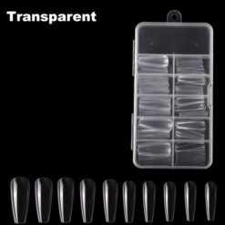 transparent of Tapered Coffin Nails With Box