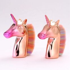 Unicorn Shape Nail Dust Remover Brush Makeup Brushes-1