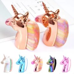 Unicorn Shape Nail Dust Remover Brush Makeup Brushes
