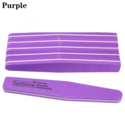 Washabale Rhombus Shape Double Sided Sponge Nail File Buffer-11