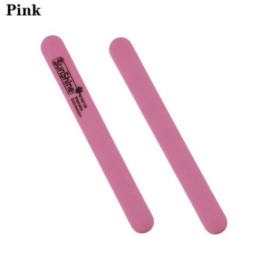 Washabale Slim Shape Double Sided Sponge Nail File Buffer-14