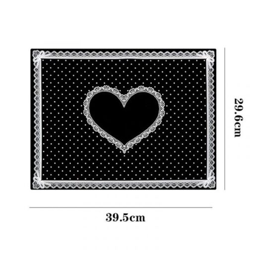Washable Foldable Silicone Pillow Hand Holder Lace Table Mat Pad-6