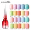 AS Nhãn hiệu riêng 15ml Gel đánh bóng OEM LED Light UV Pastel Màu sắc mùa hè Macaron Ngâm Gel đánh bóng UV