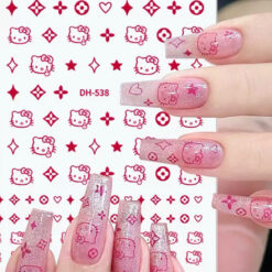 Hello Kitty Nail Sticker (Pink)