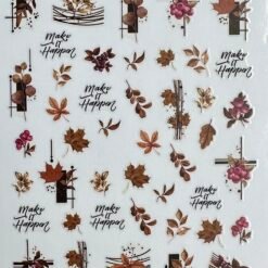 Autumn Leaves & Berries Nail Stickers
